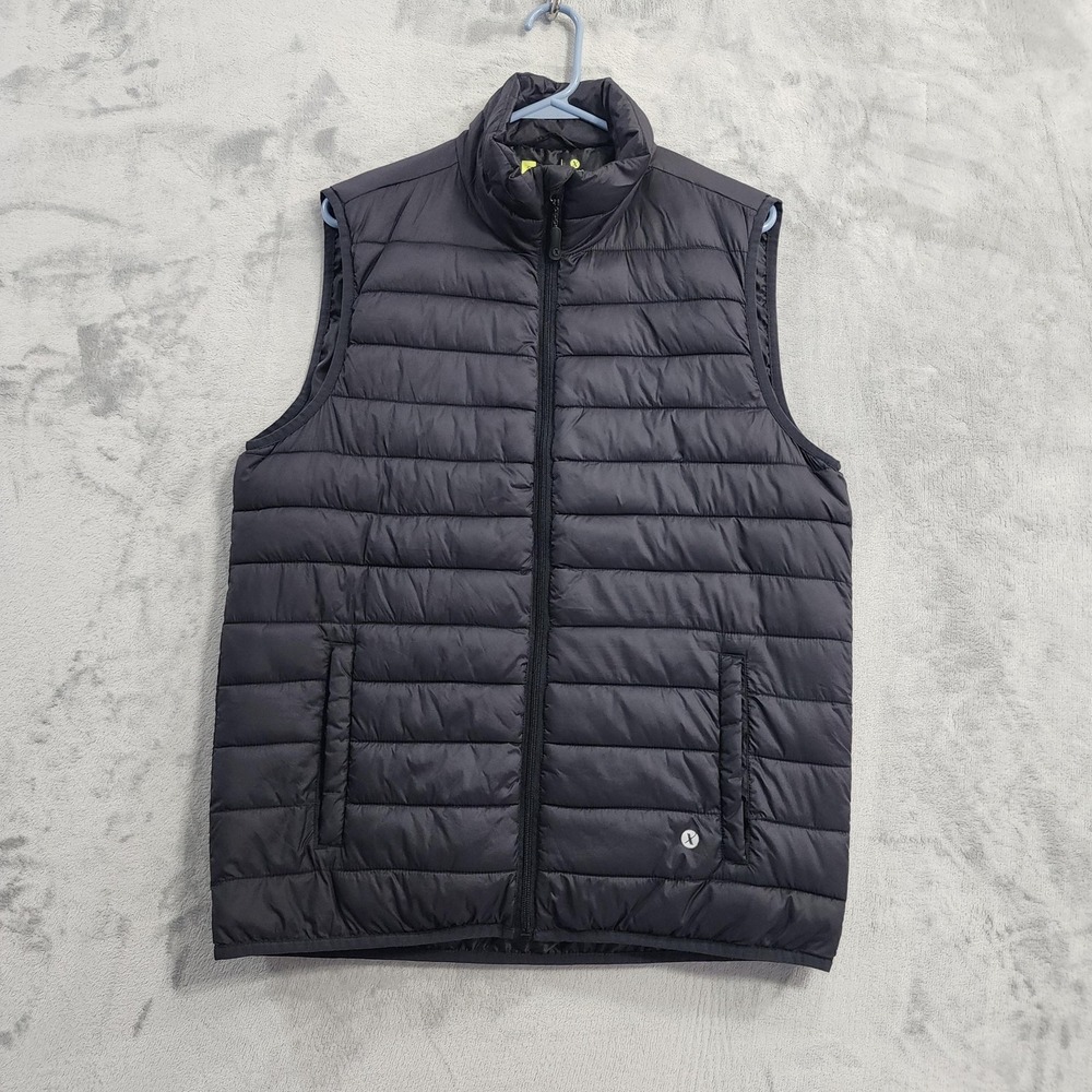 Xersion Vest Mens S Black Quilted Puffer Lightweight Casual Gorpcore Outdoors